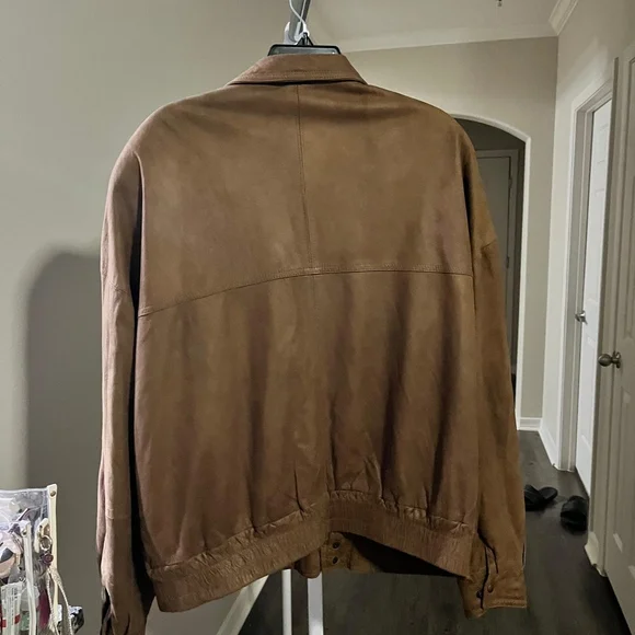 Latigo Tan Bomber Jacket - Picture 7 of 11